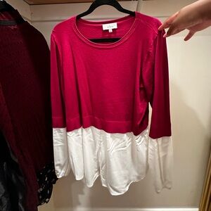 Milano Pink Sweater & Shirt combo